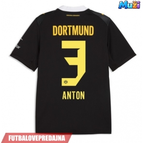 Lacne Muži Futbalové dres Borussia Dortmund Waldemar Anton #3 2026-27 Krátky Rukáv - Preč